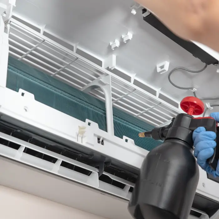 Cleaning air conditioner filter